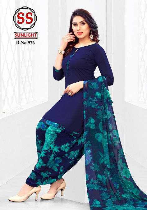 Ssc Sunlight Regular Wear Printed Designer Dress Material Collection
